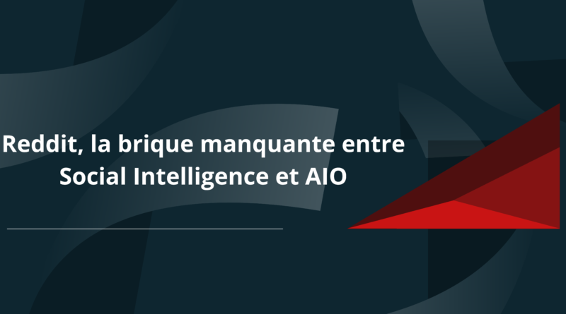 Reddit la brique manquante entre Social Intelligence et AIO - article de blog LEW Les Experts du Web