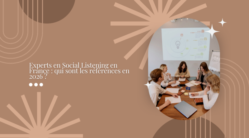 Experts en social listening en France : équipe en réunion analysant des données sur les médias sociaux